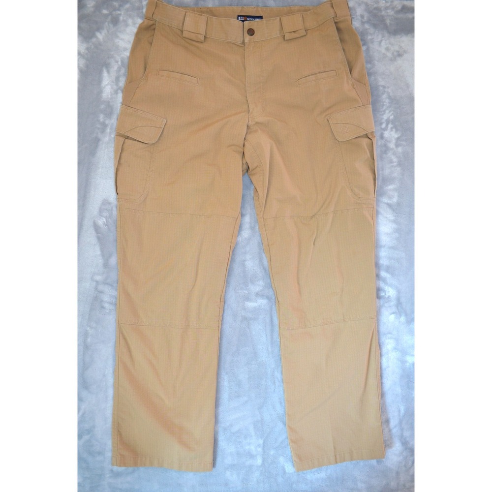 5.11 Tactical Tan Straight Fit Stryke Pants‎ 74369 Mens Size 36x32 INSEAM 30.5"